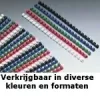 GBC CombBind Bindekämme 6mm A4 21R, Blau, 25 Blatt, Polyvinylchlorid (PVC), A4, 100 Stk.
