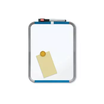 Nobo Kleine magnetische Whiteboard schlank Silberrahmen 58x43cm, Kunststoff, Stahl, Silber, 585 x 14 x 432 mm, 1,03 kg