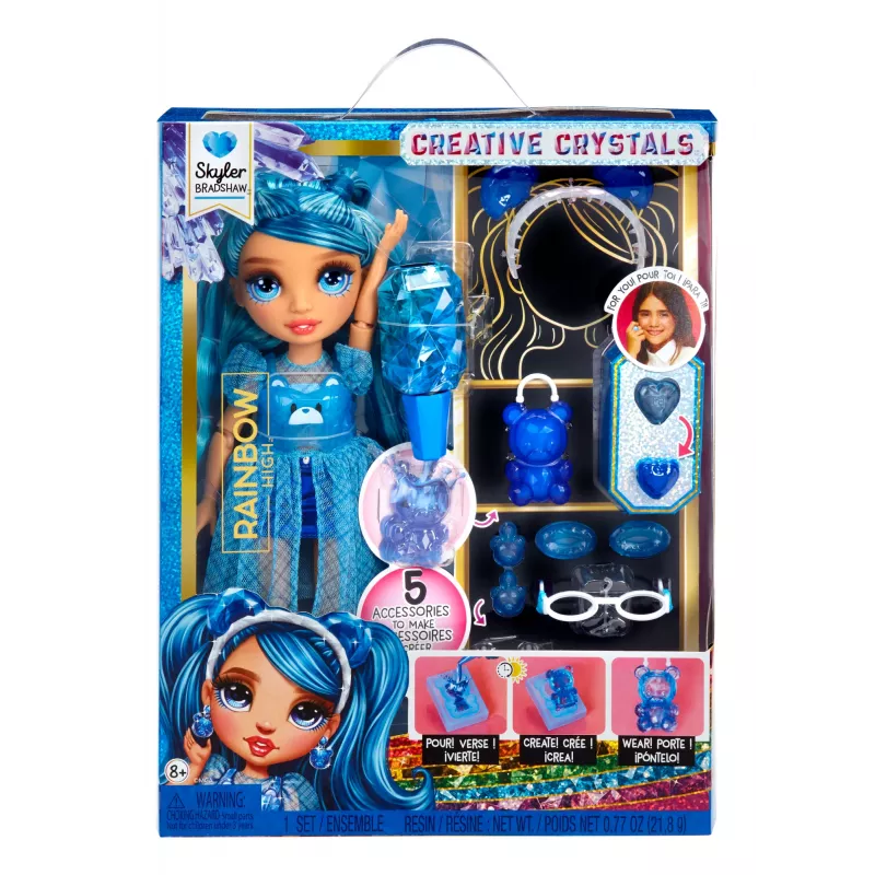 Rainbow High Creative Crystals Modepuppe - Skyler
