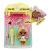 MGA Entertainment Yummiland Lip Gloss Puppe Series 2- Cotton Candy (Nia Candy Fluff)