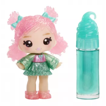 MGA Entertainment Yummiland Lip Gloss Puppe Series 2- Lakritz (Susie Sour Straw)