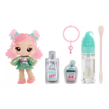 MGA Entertainment Yummiland Lip Gloss Puppe Series 2- Lakritz (Susie Sour Straw)