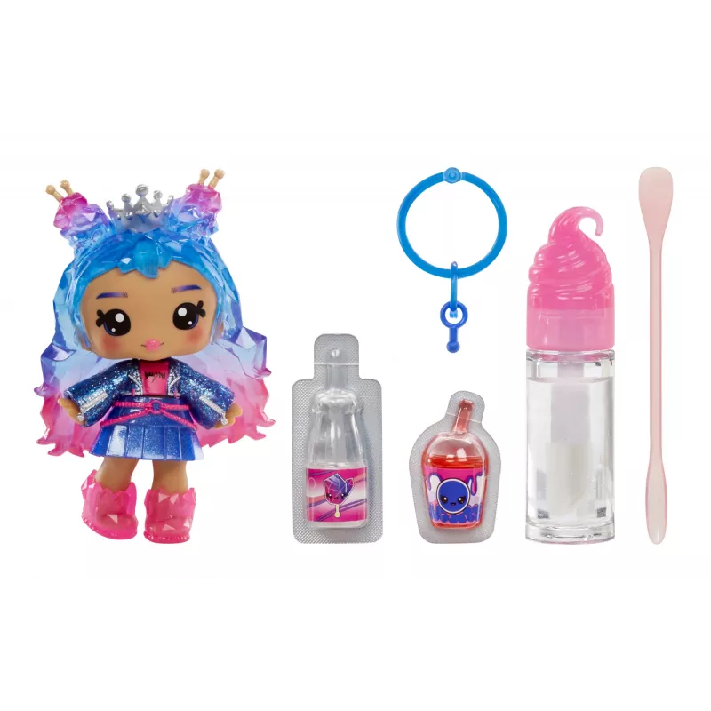 MGA Entertainment Yummiland Lip Gloss Puppe Serie 2 – Rock Candy (Roxie Crystal Candy)