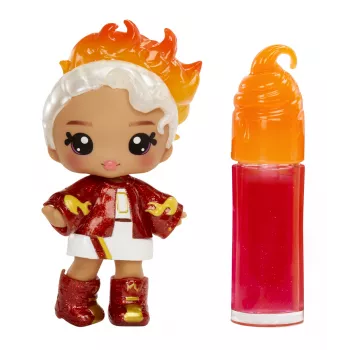 MGA Entertainment Yummiland Lip Gloss Puppe Series 2- Cinnamon Spice (Amber Cinnamon)