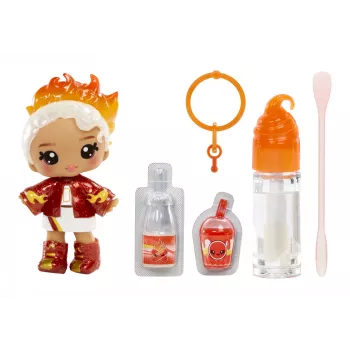 MGA Entertainment Yummiland Lip Gloss Puppe Series 2- Cinnamon Spice (Amber Cinnamon)