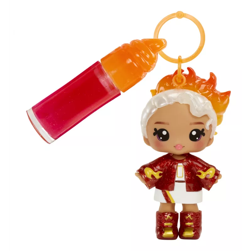MGA Entertainment Yummiland Lip Gloss Puppe Series 2- Cinnamon Spice (Amber Cinnamon)