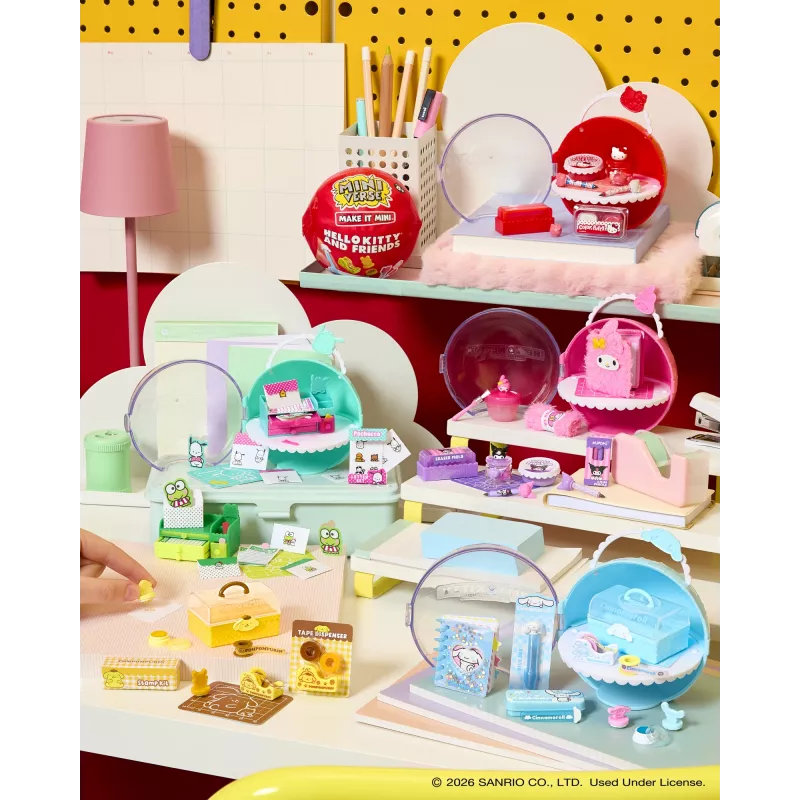 Miniverse Make It Mini Hello Kitty and Friends Serie 3, 8 Jahre, Hello Kitty, Mehrfarbig, Kunststoff, Harz