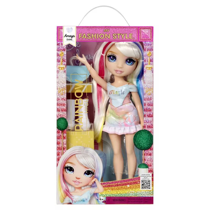 Rainbow High My Fashion Style Modepuppen – Amaya, Modepuppe, Weiblich, 4 Jahr(e), Junge/Mädchen, 280 mm, Mehrfarbig