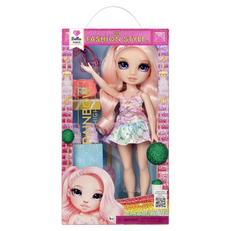 Rainbow High My Fashion Style Modepuppen – Bella, Modepuppe, Weiblich, 4 Jahre, Junge/Mädchen, 280 mm, Mehrfarbig