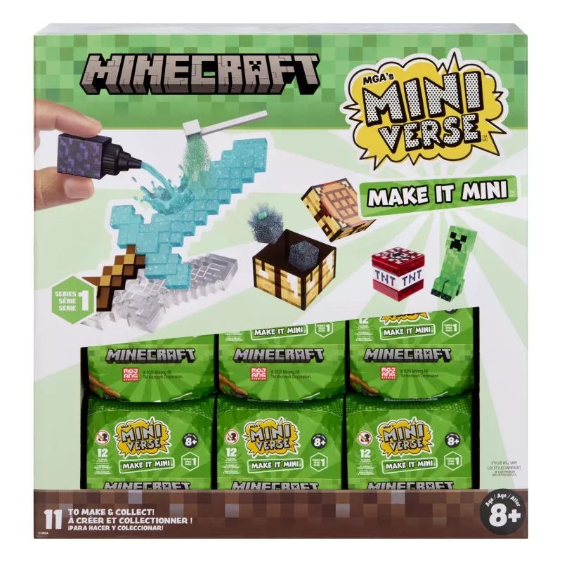 Miniverse Make It Mini Minecraft, 99 Jahre, 1000 cm³, 22000 cm³
