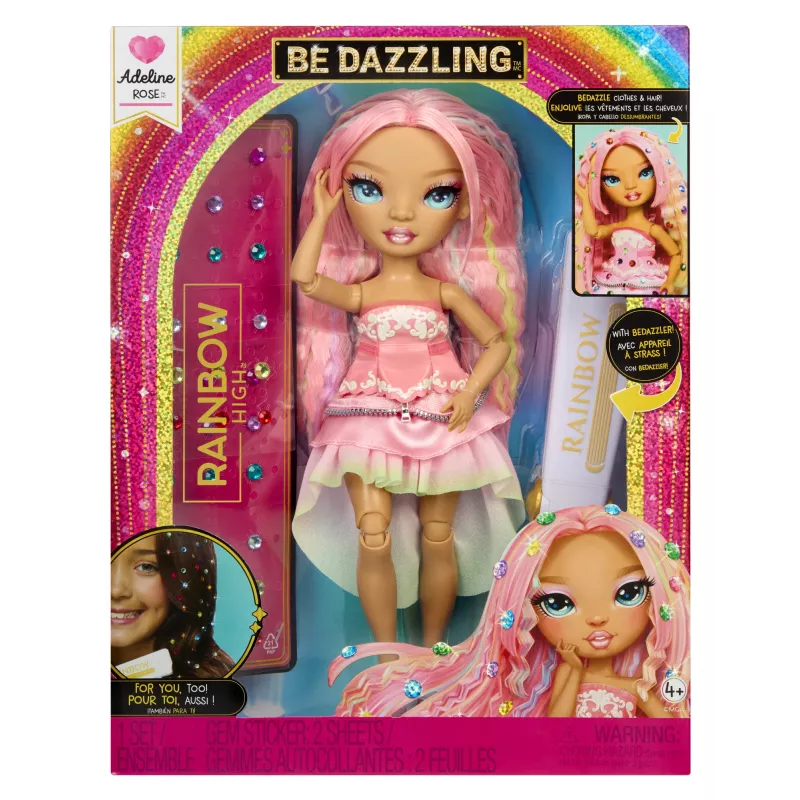 Rainbow High Be Dazzling Fashion Dolls - Adeline Rose (Pink)