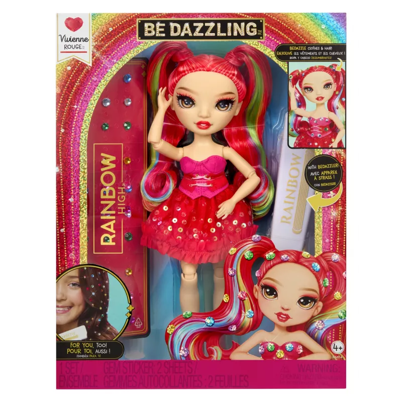 Rainbow High Be Dazzling Fashion Dolls- Vivienne Rouge (Rot)