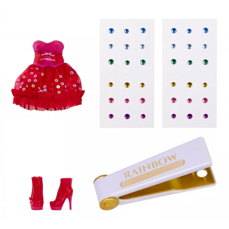Rainbow High Be Dazzling Fashion Dolls- Vivienne Rouge (Rot)