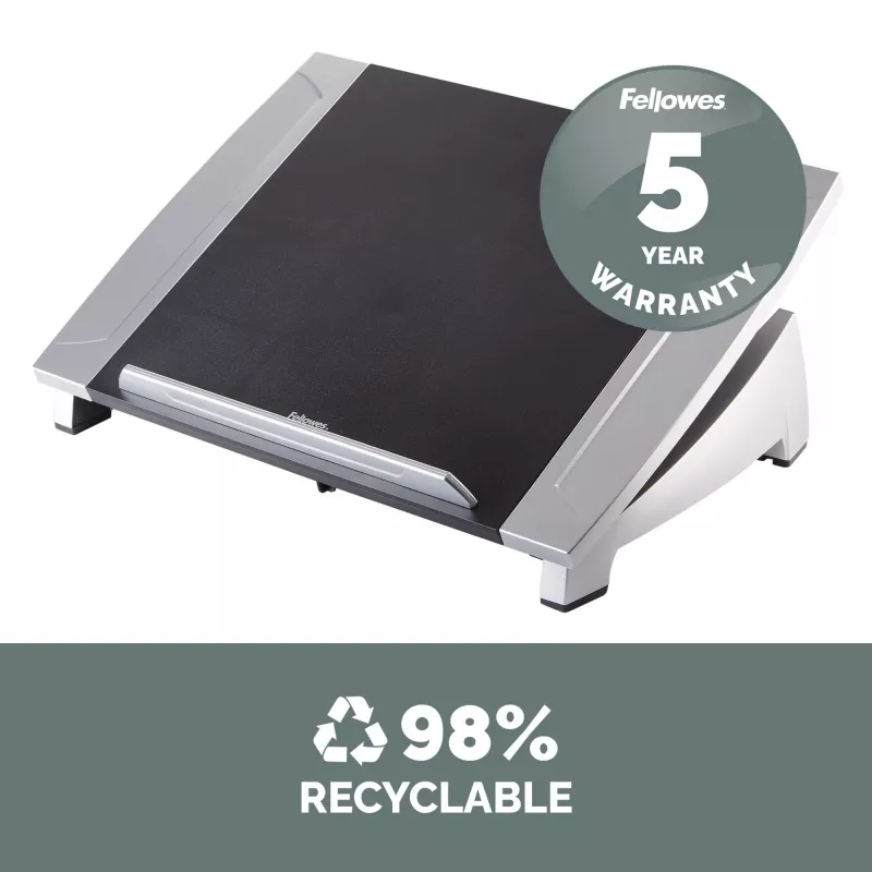 Fellowes Office Suites Laptop-Riser, Schwarz, 43,2 cm (17 Zoll), 5 kg, 140 - 190 mm, 382 mm, 290 mm