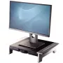 Fellowes Computer-Monitorständer mit 5 Höhenverstellungen - Office Suites Monitorerhöhung mit Ablagefach - Ergonomisch verstellbarer Monitorständer für Computer - Max. Gewicht 36 kg/Max. Größe 28 Zoll - Graphit