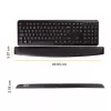 Fellowes Tastatur-Handballenauflage – Memory-Schaum-Handballenauflage – Ergonomische Handgelenkstütze für Computer, Laptop, Home-Office – Schwarz