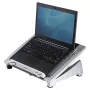 Fellowes Laptopständer für den Schreibtisch – Office Suites Plus verstellbarer Laptopständer für Zuhause und das Büro – Laptoperhöhung mit 5 Höheneinstellungen – max. Bildschirmgröße 17 Zoll, max. Gewicht 5 kg – Schwarz/Silber