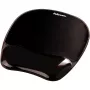 Mauspad Fellowes Crystals Gel mit Gel-Handgelenkauflage, schwarz, 202×230 mm, 340 g