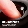 Mauspad Fellowes Crystals Gel mit Gel-Handgelenkauflage, schwarz, 202×230 mm, 340 g