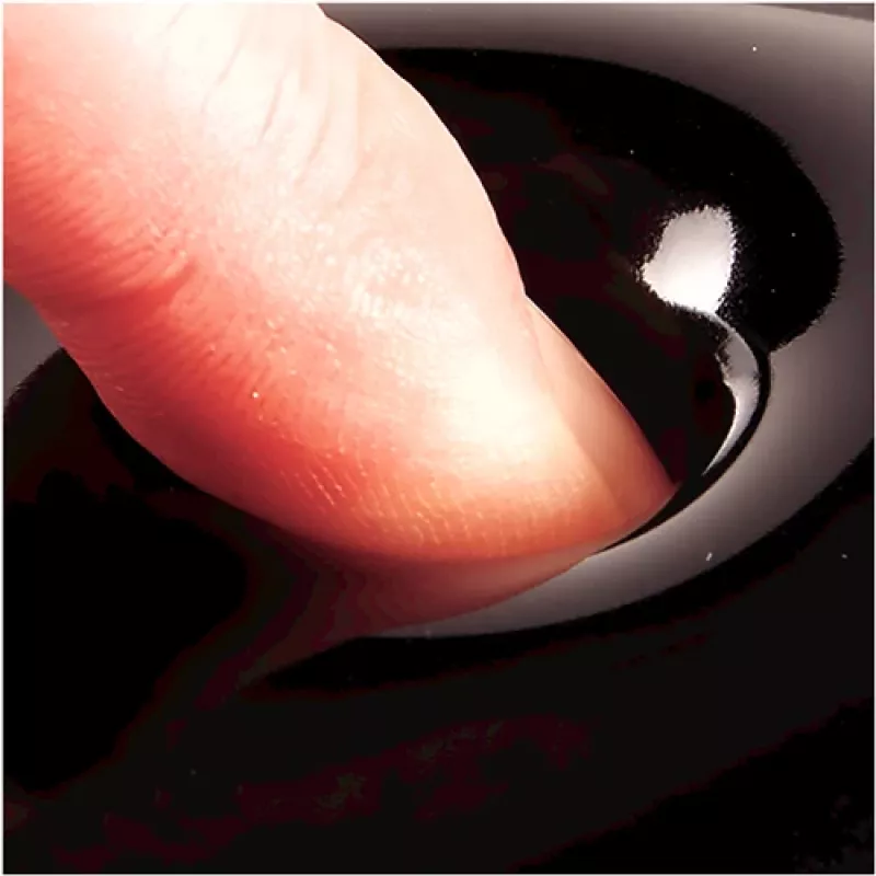 Mauspad Fellowes Crystals Gel mit Gel-Handgelenkauflage, schwarz, 202×230 mm, 340 g
