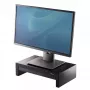 Fellowes Computer-Monitorständer mit 3 Höheneinstellungen - Designer Suites Monitorerhöhung mit Ablagefach - Ergonomischer verstellbarer Monitorständer für Computer - Max. Gewicht 18 kg / Max. Größe 21 Zoll - Schwarz/Perlweiß