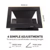 Fellowes Designer Suites Laptop Riser, Laptop-Ständer, Schwarz, Kunststoff, 43,2 cm (17 Zoll), 11,3 kg, FIRA International, EN ISO 9241-5
