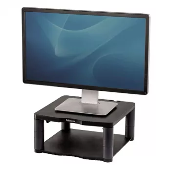 Fellowes Premium Monitor Riser Graphit, freistehend, 36 kg, 53,3 cm (21 Zoll), Höhenverstellung, Graphit