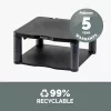 Fellowes Premium Monitor Riser Graphit, freistehend, 36 kg, 53,3 cm (21 Zoll), Höhenverstellung, Graphit