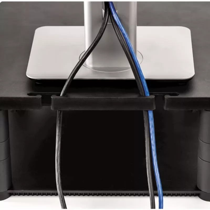 Fellowes Premium Monitor Riser Graphit, freistehend, 36 kg, 53,3 cm (21 Zoll), Höhenverstellung, Graphit