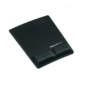 Fellowes Mauspad-Handgelenkauflage - Health-V Mauspad mit antibakteriellem Schutz - Ergonomisches Mauspad für Computer, Laptop, Homeoffice - Schwarz
