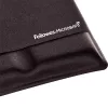Fellowes Mauspad-Handgelenkauflage - Health-V Mauspad mit antibakteriellem Schutz - Ergonomisches Mauspad für Computer, Laptop, Homeoffice - Schwarz