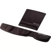 Fellowes Mauspad-Handgelenkauflage - Health-V Mauspad mit antibakteriellem Schutz - Ergonomisches Mauspad für Computer, Laptop, Homeoffice - Schwarz
