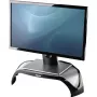 Fellowes Computermonitorständer mit 3 Höheneinstellungen - Smart Suites Monitorerhöhung - Ergonomisch verstellbarer Monitorständer für Computer - Max. Gewicht 10 kg/Max. Größe 21 Zoll - Schwarz