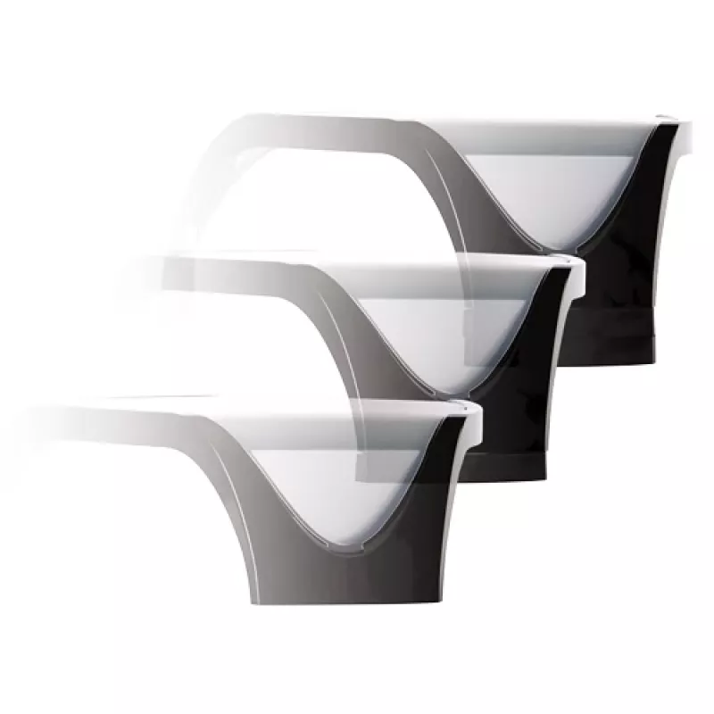 Fellowes Computermonitorständer mit 3 Höheneinstellungen - Smart Suites Monitorerhöhung - Ergonomisch verstellbarer Monitorständer für Computer - Max. Gewicht 10 kg/Max. Größe 21 Zoll - Schwarz