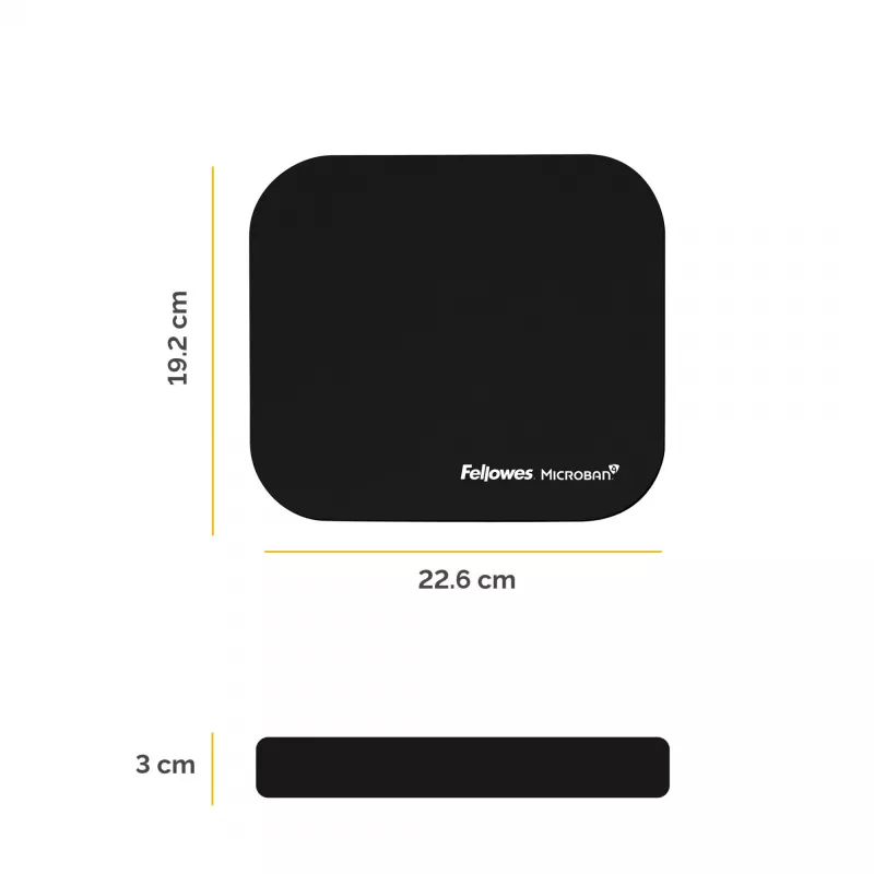Fellowes 5933907 Mauspad Schwarz
