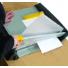 Papierschneider Fellowes Plasma A3/180 – Schnittlänge 46 cm, Kapazität 40 Blatt, Graphit/Silber/Gelb