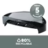 Fellowes Computermonitorständer mit 3 Höheneinstellungen – Smart Suites Monitor Riser Plus mit Stauraum – Ergonomischer verstellbarer Monitorständer für Computer – Max. Gewicht 10 kg/Max. Größe 21 Zoll – Schwarz