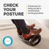 Fellowes Fußstütze unter dem Schreibtisch – Smart Suites Fußstütze, ergonomisch – Fußstütze für Büro & Zuhause – Schwarz