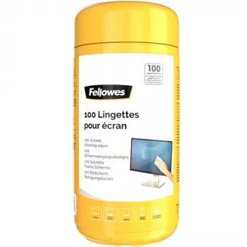 Fellowes 100 Screen Cleaning, Gerätereinigungs-Feuchttücher, LCD/TFT/Plasma, Mehrfarbig, 82 mm, 82 mm, 170 mm