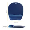 Fellowes Memory Foam Mauspad/Handgelenkauflage Saphir