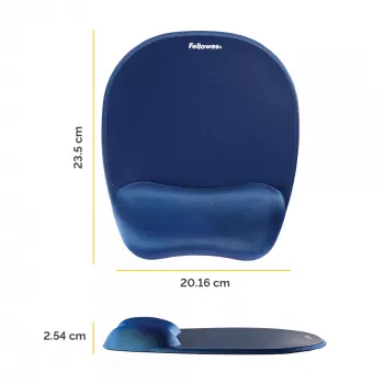 Fellowes Memory Foam Mauspad/Handgelenkauflage Saphir