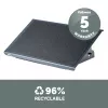 Fellowes Schreibtisch-Fußstütze – Professional Series Schreibtisch-Fußstütze, ergonomische Fußstütze mit 3 höhenverstellbaren Positionen und rutschfester Plattformoberfläche – Fußstütze für Büro und Zuhause – Schwarz