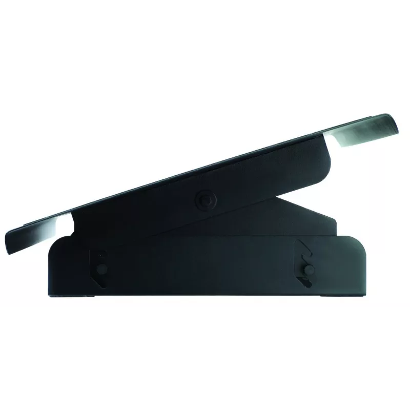Fellowes Schreibtisch-Fußstütze – Professional Series Schreibtisch-Fußstütze, ergonomische Fußstütze mit 3 höhenverstellbaren Positionen und rutschfester Plattformoberfläche – Fußstütze für Büro und Zuhause – Schwarz