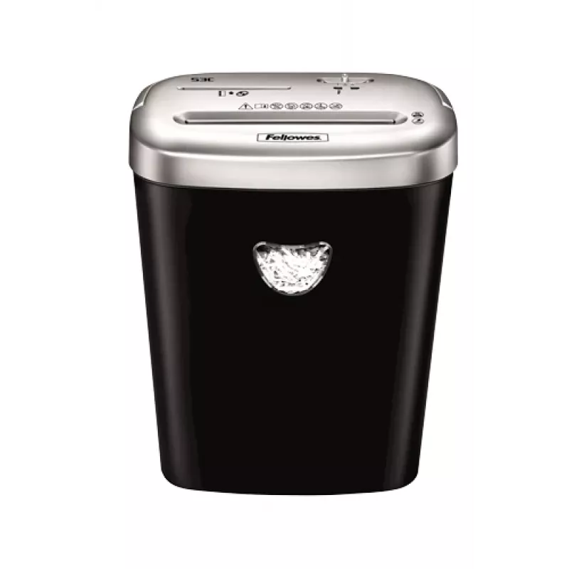 Fellowes 53C Aktenvernichter Partikelschnitt 22 cm Schwarz