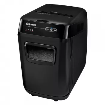 Fellowes AutoMax 200C Aktenvernichter Kreuzschnitt 23 cm Schwarz