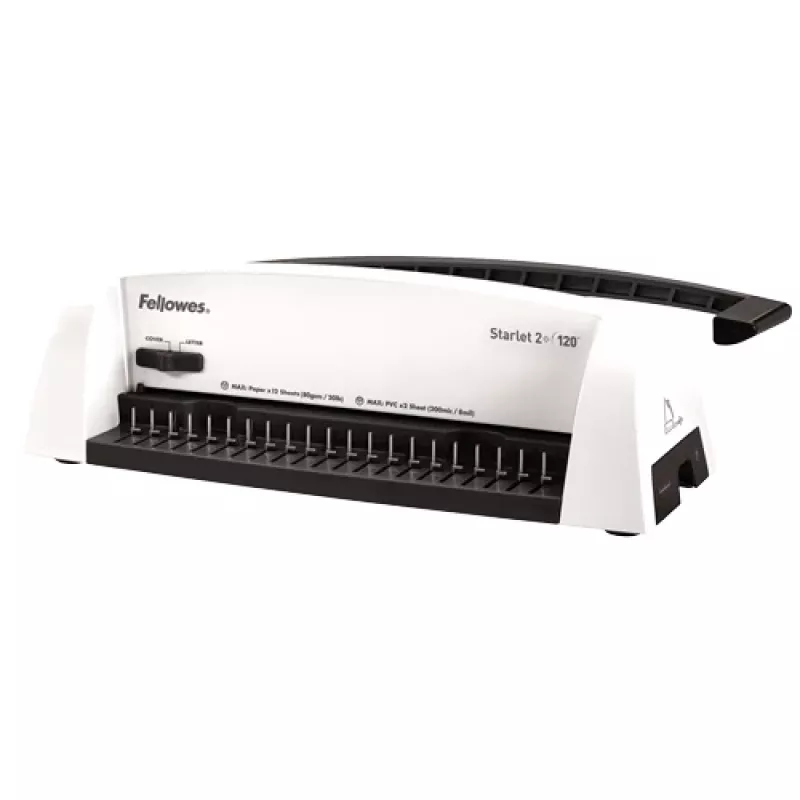 Fellowes Starlet 2+ Ringbuch Grau, Weiß