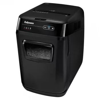 Fellowes AutoMax 150C Aktenvernichter Kreuzschnitt 23 cm Schwarz, Grau