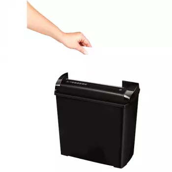Fellowes P-25S Aktenvernichter Streifenschnitt 22 cm Schwarz, Grau