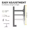 Fellowes Seasa Dual Monitor Arm - Freistehende Monitorhalterung für 8 kg schwere 27-Zoll-Bildschirme – Ergonomisch verstellbarer Monitorarm – Neigung ±45°, Schwenkbereich 120°, Drehung 360° – VESA 75 x 75/100 x 100 – Schwarz