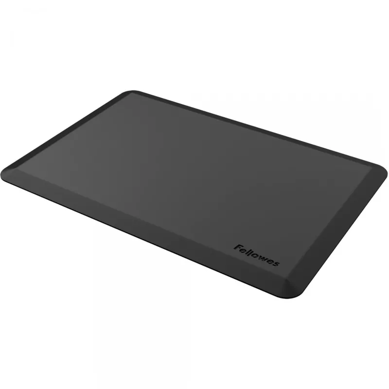 Fellowes Anti-Ermüdungsmatte – Ergonomische Sitz-Steh-Schreibtischmatte für den täglichen Gebrauch im Arbeits- oder Heimumfeld – H1,91 x B91,44 x T60,96 cm – Schwarz